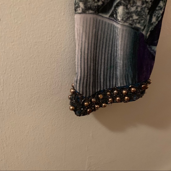 Runway Custo silk cropped blazer - Picture 9 of 15